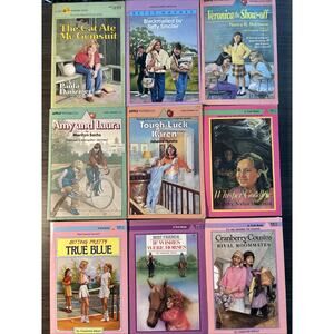 Vintage Girls Chapter Paperback Book Lot 9 Books Dell Bantam Apple Troll